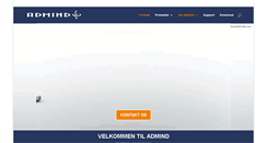Desktop Screenshot of admind.dk